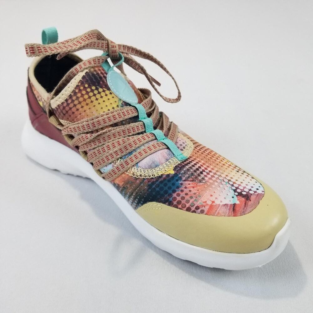 Inkkas Shoes Womens Size 8 Multicolor Geometric Mesh Athletic Comfort Sneakers - Picture 10 of 10
